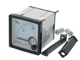 0-100VDC Class 1.5 Analog Panel Meter 1-7/8